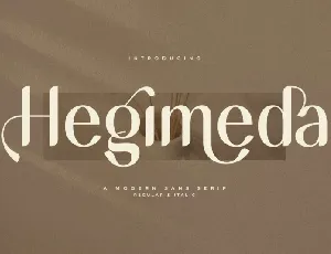 Hegimeda font