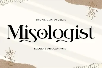 Misologist font