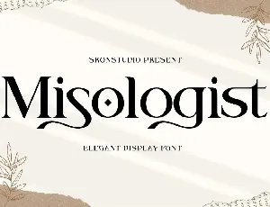 Misologist font