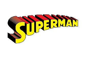 Superman font