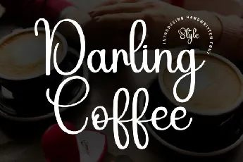 Darling Coffe Script font