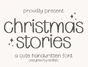 Christmas Stories font