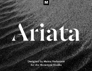 Ariata Family font