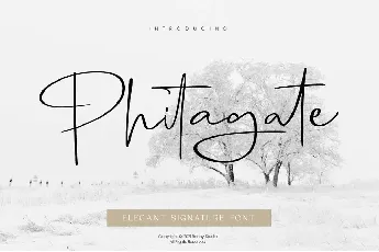 Phitagate font