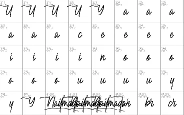 Nailmads Demo font