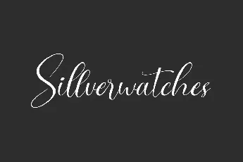 Silverwatches Demo font