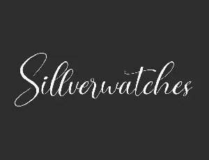 Silverwatches Demo font