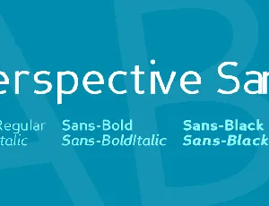 Perspective Sans font