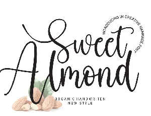 Sweet Almond font