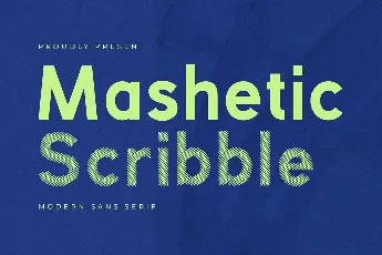 Mashetic font