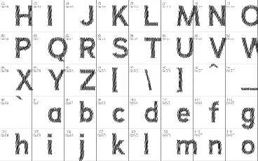 Mashetic font