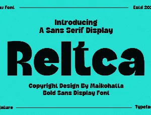 Reltca font