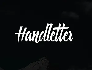 Handletter Free font