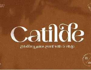 Catilde font