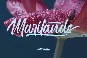 Marilands Demo font