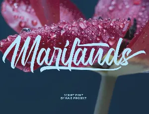 Marilands Demo font