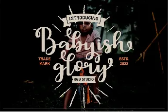 Babyish Glory font