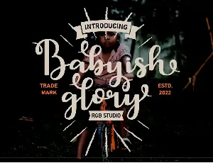 Babyish Glory font