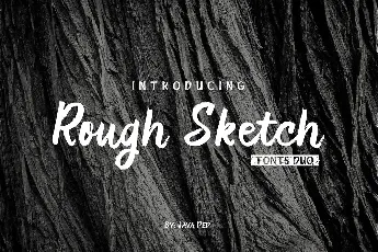 RoughSketch font