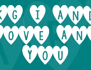 KG I And Love And You font