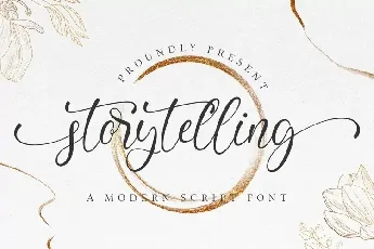 Storytelling font