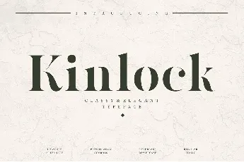 Kinlock font