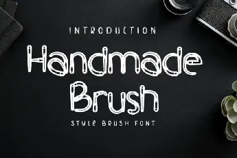 Handmade Brush font