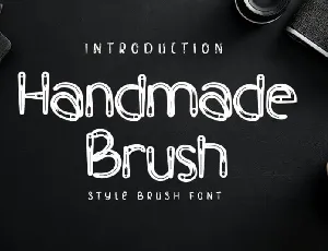 Handmade Brush font