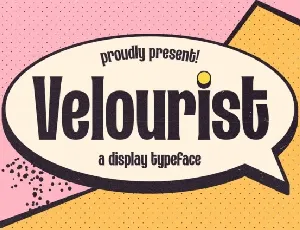 Velourist font