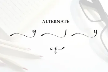 Yesterday Calligraphy font