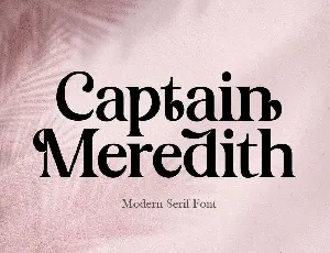 Captain Meredith font