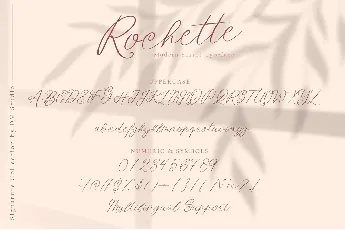 Rochette font