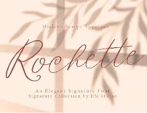 Rochette font