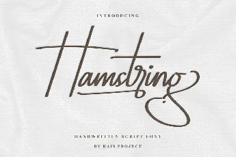 Hamstring Demo font