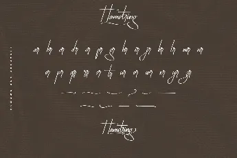 Hamstring Demo font