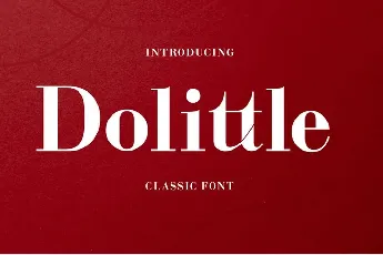 Dolettle font