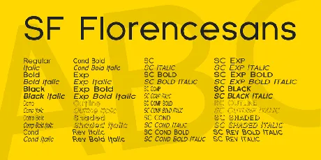 SF Florencesans font