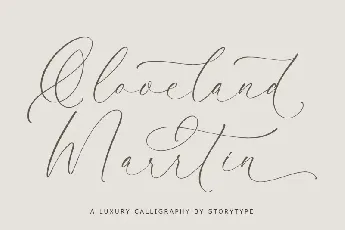 Qloveland Marrtin font