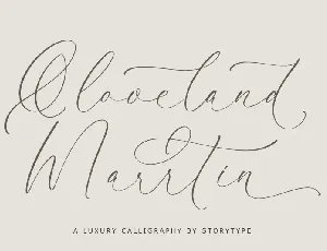 Qloveland Marrtin font