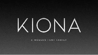 Kiona Family font