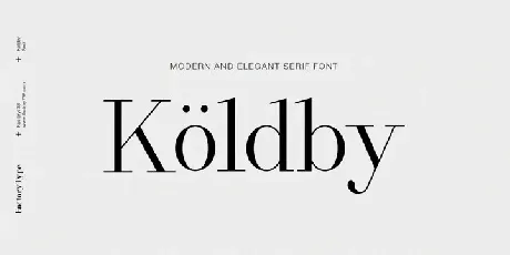 Koldby font