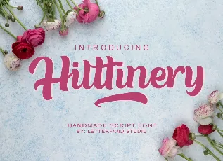 Hilttinery Script font