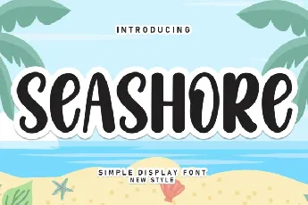 Seashore Display font