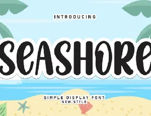 Seashore Display font