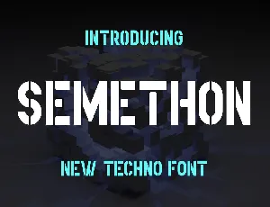 Semethon font