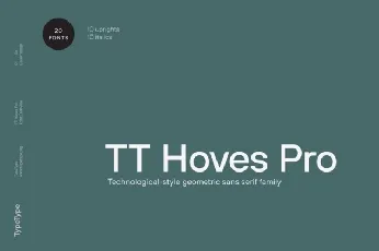 TT Hoves Pro Family font