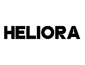 Heliora font