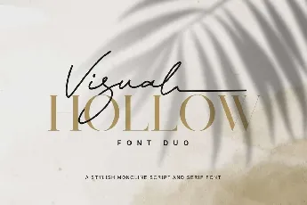 Visual Hollow Serif Duo font