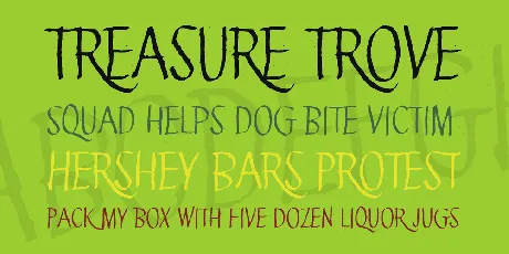 Green Queen font