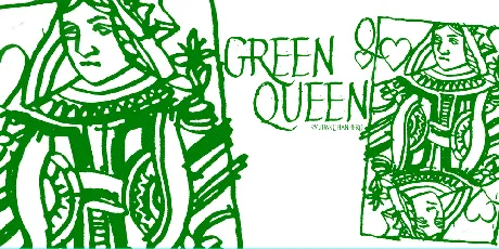 Green Queen font